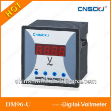 DM96-U-Quadrat 96 * 96 digitales Einphasen-Wechselspannungsmessgerät